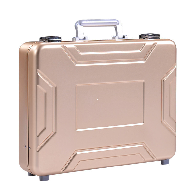 MS-M-05 Anodized Blue Aluminum Suitcase Briefcase For Sale Aluminum Model Case