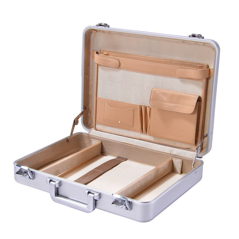 MS-M-05 Anodized Blue Aluminum Suitcase Briefcase For Sale Aluminum Model Case