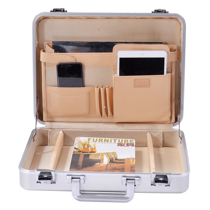 MS-M-05 Anodized Blue Aluminum Suitcase Briefcase For Sale Aluminum Model Case