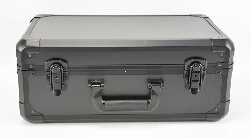 18 Inch X 12 Inch X 6 Inch Protable Black Aluminum Tool Carrying Case
