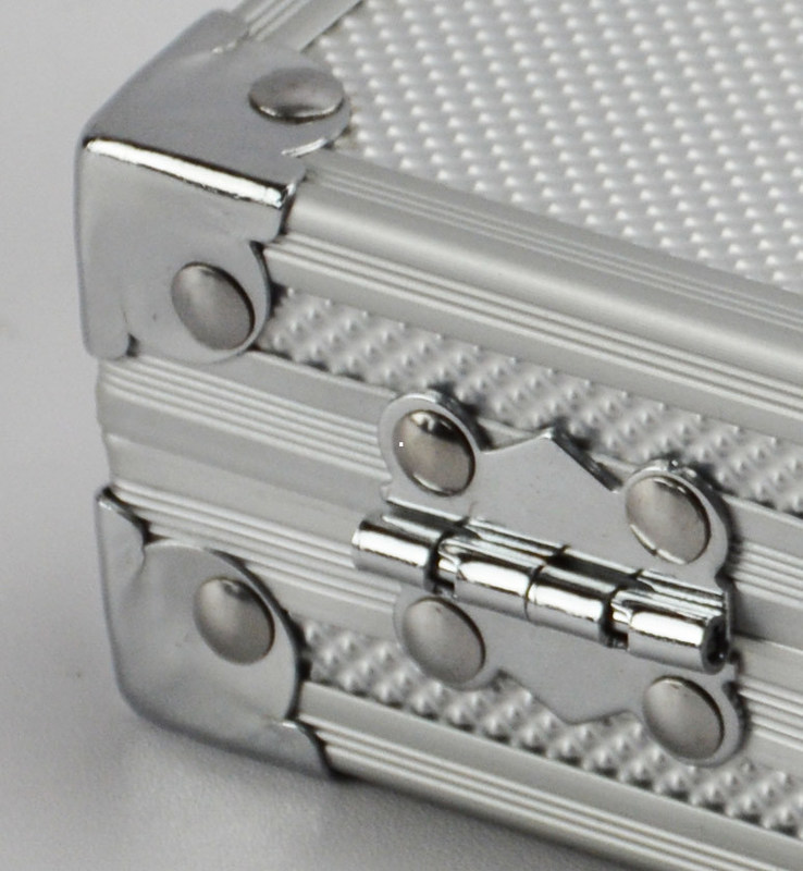Hard Aluminum Dart Case Small Dart Carrying Case For Sports Aluminum Silver Dart Box