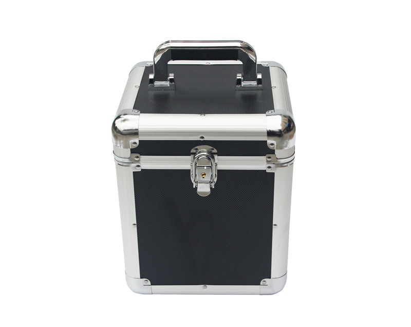 LPS Black 7'' LP 50 Aluminum Vinyl Carry Cases Vinyl Records Aluminum Storage Case