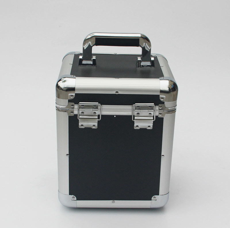 LPS Black 7'' LP 50 Aluminum Vinyl Carry Cases Vinyl Records Aluminum Storage Case