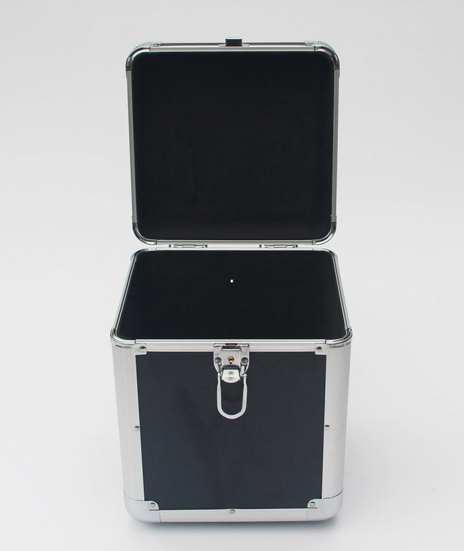 LPS Black 7'' LP 50 Aluminum Vinyl Carry Cases Vinyl Records Aluminum Storage Case