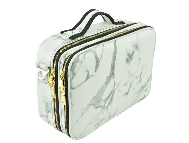 Large Marble Print Beauty Bags Cosmetic Cases With Size  L400*W290*H140mm Makeup Tool Bag