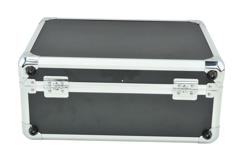 Black Aluminum Tool Carrying Case 400*360*200mm Aluminum Tool Briefcase For Sale