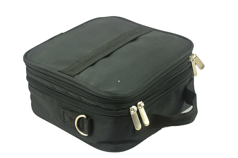 Small Fabric Beauty Bag For Carrying Essential Oil Fabric Cosmetic Case With Foam To 42 Slots