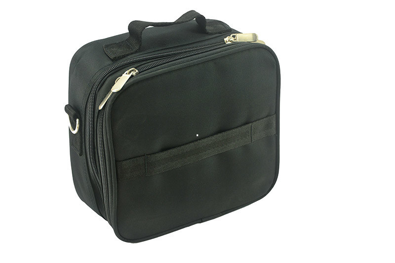 Small Fabric Beauty Bag For Carrying Essential Oil Fabric Cosmetic Case With Foam To 42 Slots