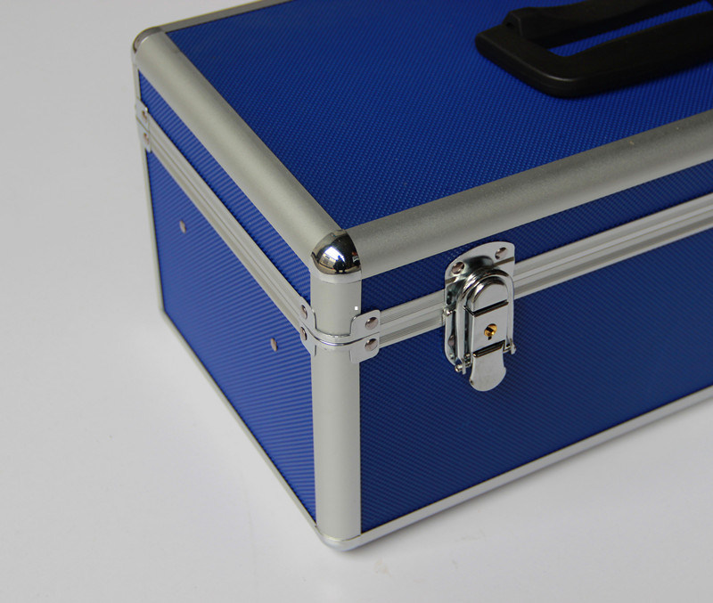 Blue Aluminum First Aid Box Portable Doctor Case For Carry Medicine And Medicine Tools