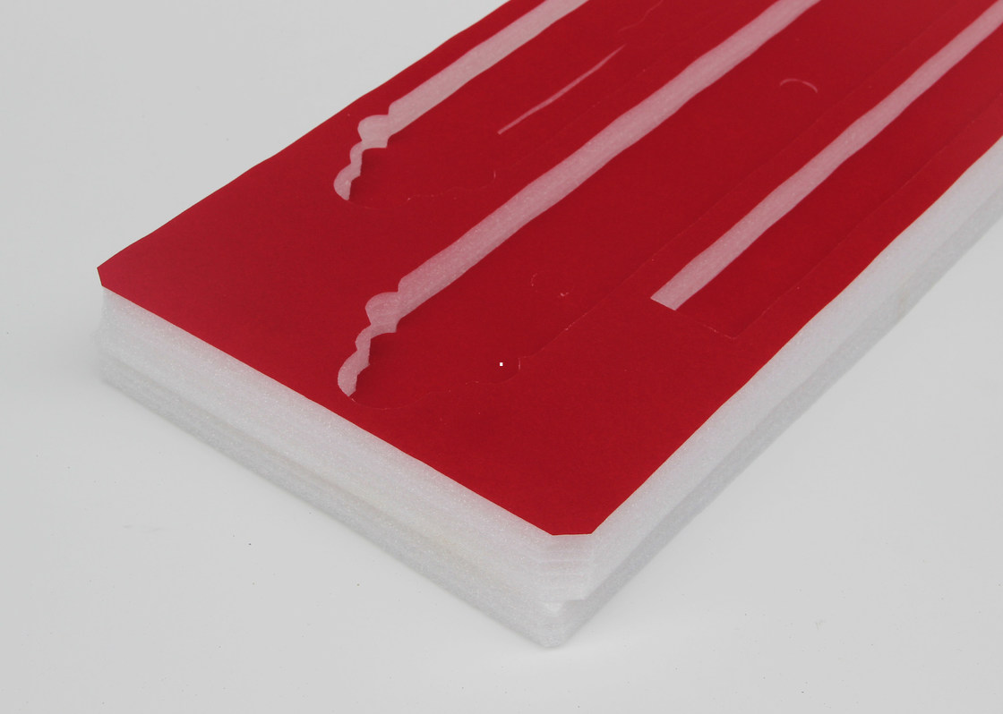Die Cut Foam Velvet And PE Foam For Packaging Box Low Weight Die Cut Foam Inserts Case