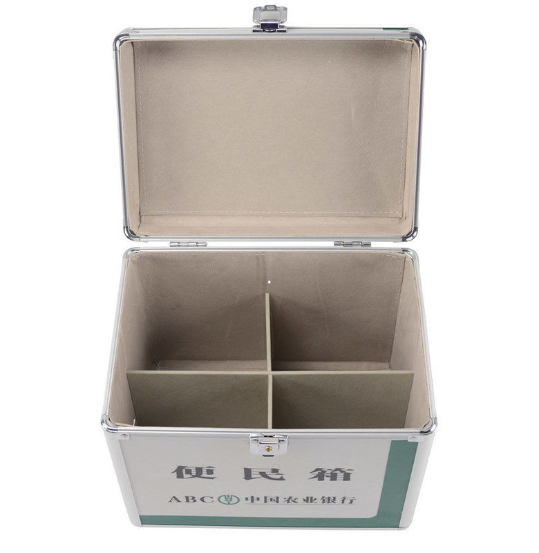 Green Acrylic Carrying Case For Accessories Aluminum Storage Box To Organize Tools