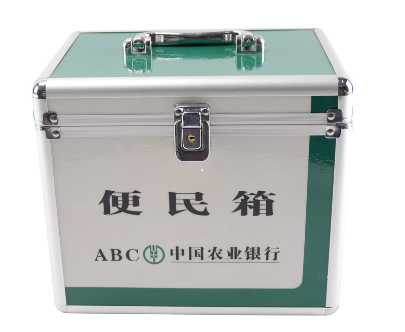 Green Acrylic Carrying Case For Accessories Aluminum Storage Box To Organize Tools