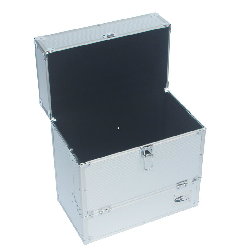 Alu Storage Case LP Record Holder Retro Musique Storage Box DVDs Organizer