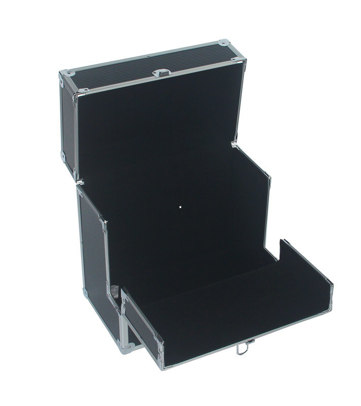 Pro Vinyl 50pcs Carry Case Black Record Storage Box EVA Interior For Music