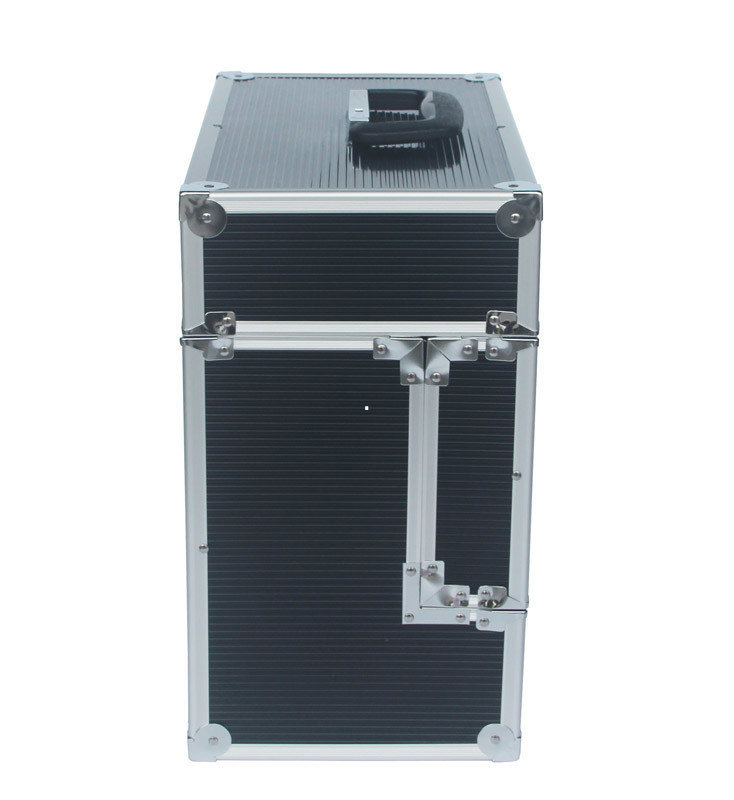 Pro Vinyl 50pcs Carry Case Black Record Storage Box EVA Interior For Music