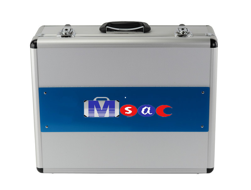 OEM/ODM Wholesale Silver Aluminum Carrying Cases With Custom Made Die Cut Foam Insert And Logo