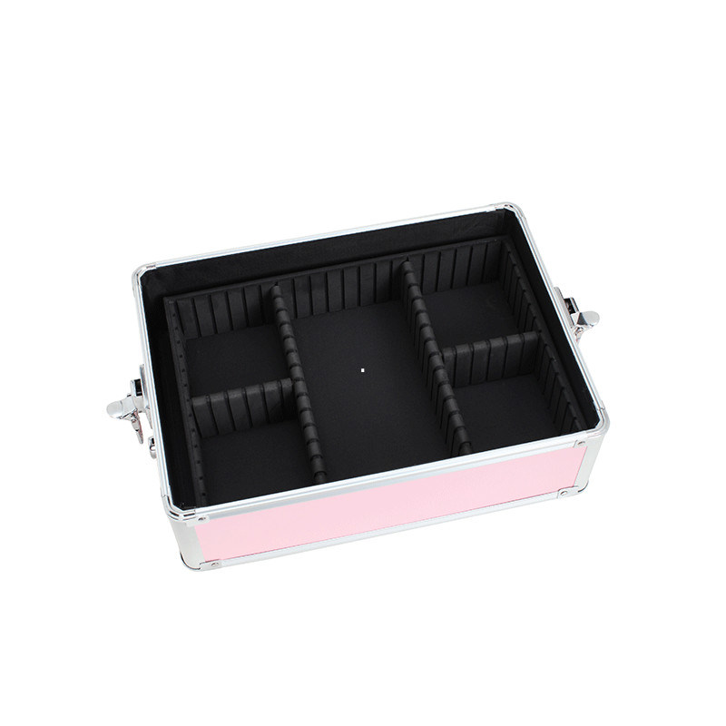 Rolling Makeup Train Case Hairdressing Trolley Stylist Beauty Salon Cosmetic Luggage Travel Organizer Makeup Case