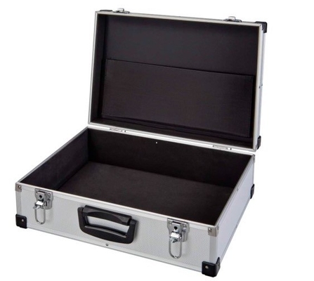 3 In 1 Aluminum Hand Tool Boxes ABS Light Weight Silver