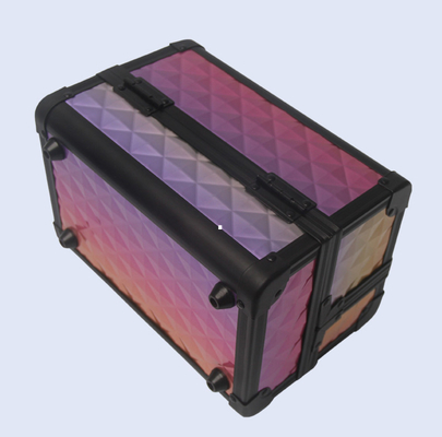 Aluminum Cosmetic Train Cases For Makeup Artists With ABS Or PVC Material