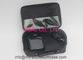 Fabric Aluminium Beauty Case Black Professional Makeup Bag For Carry Tools