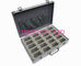 Durable Small Aluminum Tool Case , 90 Degree Open Aluminum Case With Foam
