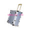 Aluminum Flight Trolley Carrying Case, Aluminum Road Cases With Trolley