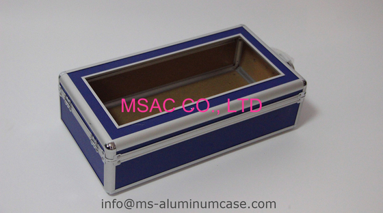 Three Color Aluminum Case For Packing Shoes,Sliver, Black and Blue.