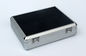 Custom Small Silver Aluminum Cases With Transparent Arylic Panel For Packing Tools
