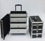 Large Capacity Aluminum Instrument Case 370 X 245 X 780mm With Trolley