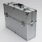 Silver Lockable Aluminum Storage Box , Double Door Open Aluminium Tool Case