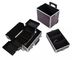 Lockable Rolling Pro Makeup Case 4MM MDF With PU Leather Panel 360 * 245 * 705mm