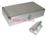 Sliver Aluminium DVD Storage Case , One Lock Aluminium DVD Storage Boxes