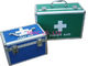 Blue Aluminium First Aid Box / Medical Tackle Box For Protect Doctor Instruments