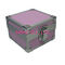 Durable Aluminum Watch Case Customized MS-WT-09 4MM MDF With Pink ABS Panel