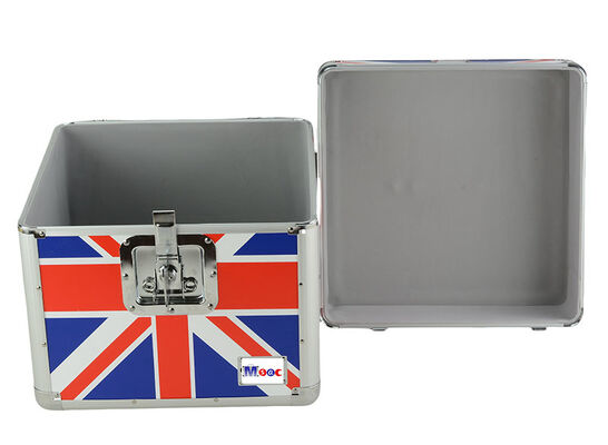 Custom LP 100 12'' Aluminum DVD/CD Storage Case Aluminum Media Vinyl Storage Case