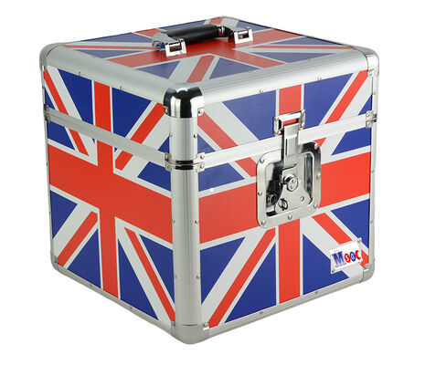 Custom LP 100 12'' Aluminum DVD/CD Storage Case Aluminum Media Vinyl Storage Case