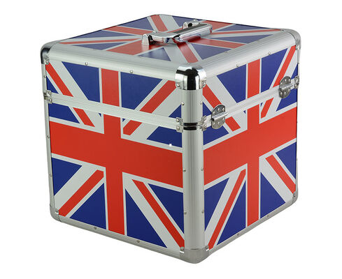 Custom LP 100 12'' Aluminum DVD/CD Storage Case Aluminum Media Vinyl Storage Case