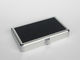 Silver Small Aluminum Hard Case With 180 Degree Open Easy Transport
