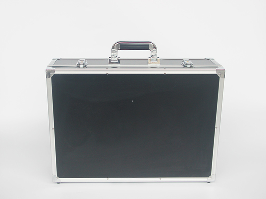 Aluminum Stander Tool Box 18*13*6 inch, Tool Transport Case With Shoulder Strap Easy For Carry