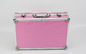 Custom Pink Aluminum Hard Carrying Case For Electronic Cable Tools Size 360 * 240 * 100mm