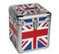7'' Union Jack Flag Aluminum CD/DVE Record Cases For Lp 50pcs Records, UK Flag Aluminum Cases