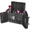 Aluminum Hairdresser Case With Trolley Aluminum Grooming Case With Trolly In Black
