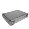 Funtional Aluminum Attache Case With Two Locks Silver ABS Pilot Case For Business