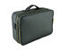 PU Beauty Case With Zipper Black Leather Makeup Bag Waterproof Cosmetic Bag For Artists