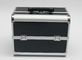 Aluminum Cosmetic Train Case Carry Toiletry Makeup Case With Four Trays