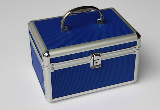 Blue Aluminum First Aid Box Portable Doctor Case For Carry Medicine And Medicine Tools