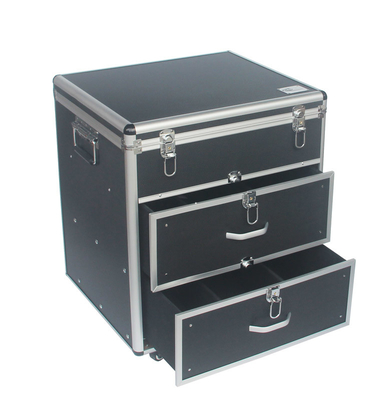 Portable DVD Aluminium Storage Case , Custom Dj 500 DVD Storage Case