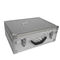 Silver Aluminum Carry Case With Black Handle Aluminium Tool Carrying Boxes