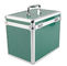 Green Acrylic Carrying Case For Accessories Aluminum Storage Box To Organize Tools