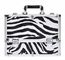 Portable Pink Cosmetic Case Aluminum Frame ABS Beauty Case With Shoulder Strap